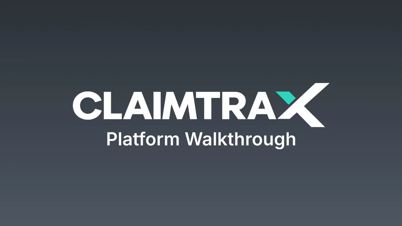 ClaimTrax recorded demo preview